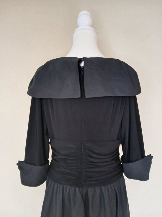 Eliza J Elegant Ruched Cocktail Swing Dress Size 16 - Picture 5 of 10